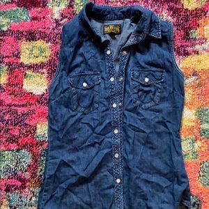 Women’s true religion denim sleeveless top